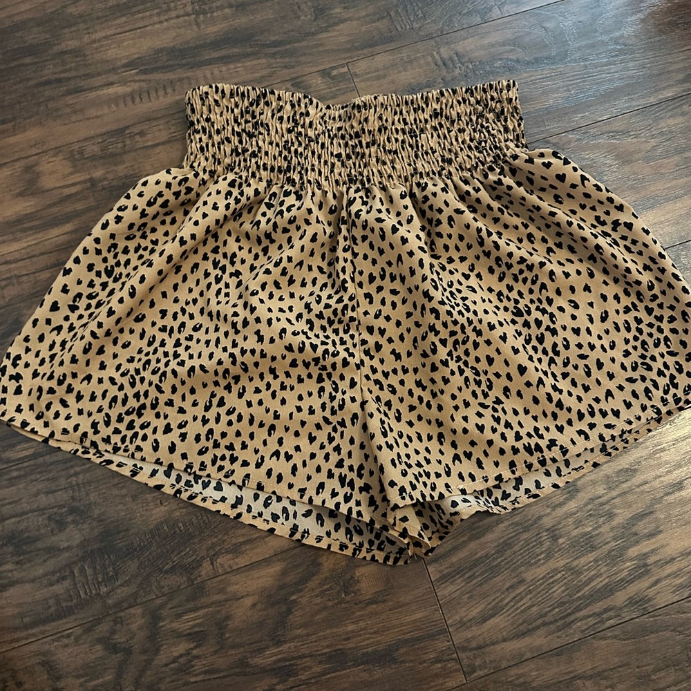SHEIN High Waist Dalmatian Print Shorts